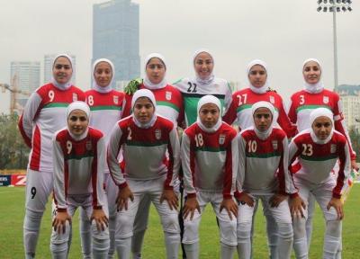کار سخت بانوان فوتبالیست ایران برای صعود از مرحله مقدماتی قهرمانی آسیا